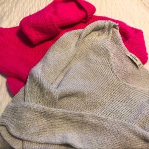 Two Girl’s Abercrombie Kids Sweaters in Size Extra Large (XL)